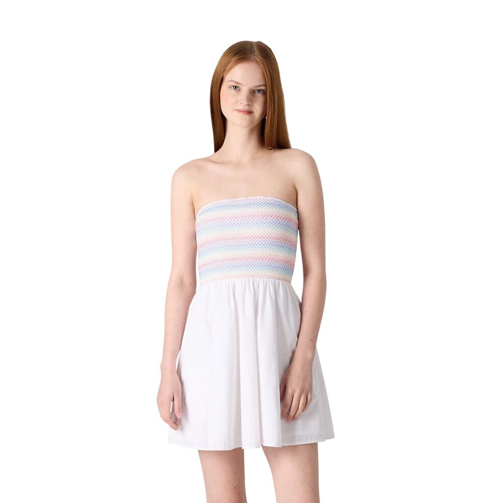 Abercrombie & Fitch For The Trevor Project Pride Strapless Midi Dress Size S